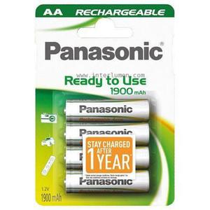 R6 Ni-MH 1900 mAh Panasonic Bx4 Akumulator Panasonic 1900mAh HHR-3MVE /zamiennik baterii AA/ - 2834483429