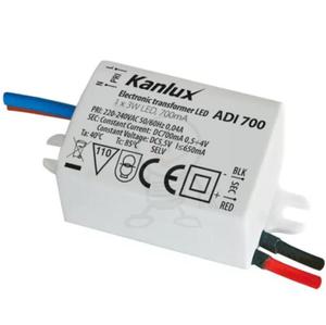 Zasilacz prd. 700mA 0.54V DC 1x3W Kanlux ADI Zasilacz do zasilania ledw staoprodowych - 2832731949