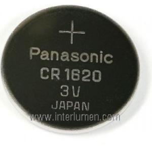CR 1620 3V Panasonic 8258 Lithium Coin Bx1 - 2832726717