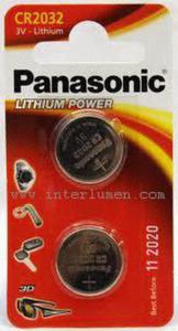 CR 2032 3V Panasonic Bx 2 - 2836198555