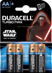 LR6 / AA Duracell Turbo Max Bx4 /STAR WARS/ - 2836198649