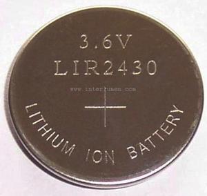 LIR2430 70mAh 0.2Wh Li-Ion 3.6V 24.5x3mm - 2836206475