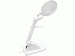 Lampa 3W ledowa z lup powikszajc 90mm rednic Oprawa owietleniowa 3W LED-owa + lupa powikszajca 3 dioptrie + 8 dioptrii /biurkowa/ - 2836206939