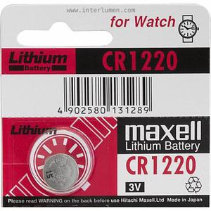 CR 1220 3V Maxell Bx5 Bateria Alkaiczna CR1220 [Maxell]