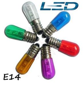E14 - fioletowa 12V /14V LED 0.25W Fi.16x45 DC/AC arwka kolorowa - foletowy LED E14 12V-14V 0,25W - 2832734681