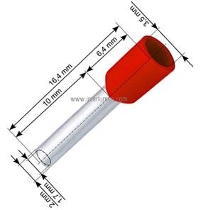 Kocwka HI 1,5/10 czerwona Xtreme 100szt. - 2845555547