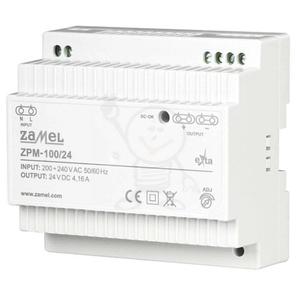 Zasilacz imp.24V DC 4.2A 100W TH35 Zamel 0381 - 2861456139