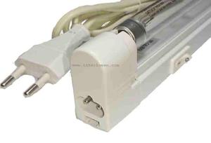 Lampa UVC 1x 6W + przewd / wycznik / cznik Lampa Bakteriobjcza 6W UV-C z wycznikiem - 2861456904