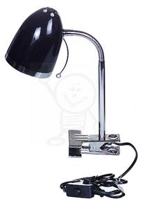 Klips lampka E27 z wcznikiem czarna HD2819C ChRL - 2861457886