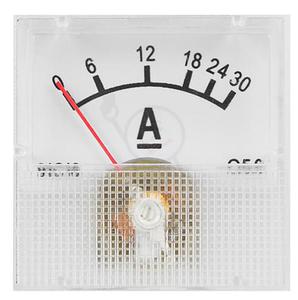 Amperomierz analog p/t 30A DC 2x3.5cm+ bocz.91C16 - 2861457916