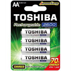 R6 Ni-MH 2600 mAh Toshiba 3710 TNH-6GAE BP-4C - 2877316213