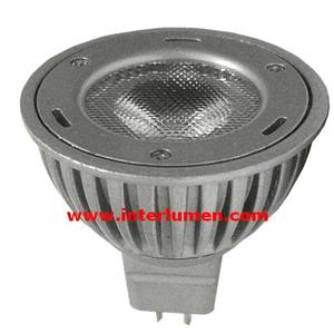 GU5,3 Fi.50 3W CW 1 LED 12V 38deg; Apollo - 2849862656