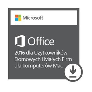 Microsoft Office 2016 dla U. Domowych i Maych Firm dla Mac ESD - 2844466339