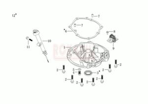 Miska olejowa, uszczelka miski, rurka oleju, korek oleju, uszczelniacz, ruba, regulator obrotw- silnika Emak K 805 OHV- schemat - 2862456504