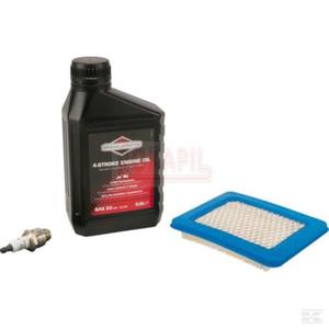 Zestaw Briggs & Stratton 625E,650E,675, Quantum 3,5-5 HP - filtr + wieca + olej 0,6L - 2862456680