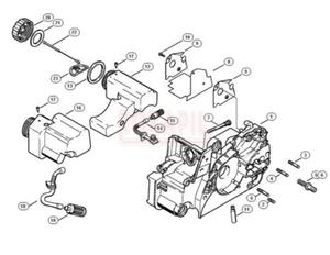 Trzpie STIHL MS 170 (numer 3 na schemacie) - 2841727482