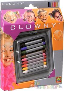 CLOWNY KREDKI DO MALOWANIA TWARZY 9 kolorw - 1742799130