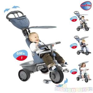 Smart Trike Recliner BLUE Rowerek 4 w 1 dla dzieci od 6 m-ca ycia - 1742799293