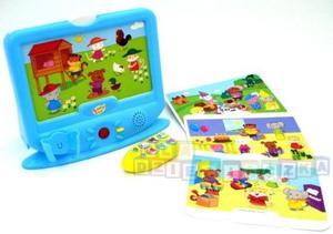 INTERAKTYWNY TELEWIZOREK POLSKO-ANGIELSKI Z PILOTEM Smily Play - 1742799501