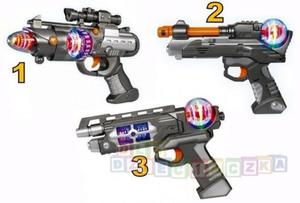 PLANET FIGHTER PISTOLET LASEROWY DWIK I WIATO! 3 rodz. - 1742799578