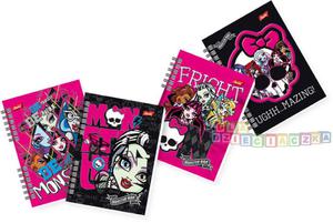 NOTES SPIRALNY Z PODDRUKIEM A6 56K MONSTER HIGH - 1742799707