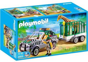 Samochd ZOO z przyczep PLAYMOBIL 4855 - 1742799764