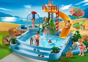 Basen odkryty ze zjedalni PLAYMOBIL WAKACJE 4858 - 1742799766