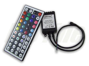 Kontroler LED RGB IR 12V 9A + pilot 44 przyciskowy - 2822237884