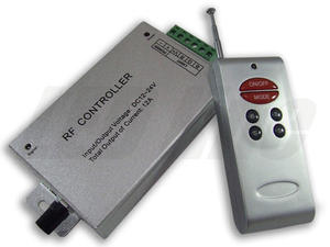 Kontroler LED RGB RF 12V 12A, wejcie audio, wbudowany mikrofon + pilot 6 przyciskw - 2822237885
