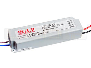 Zasilacz LED GPV-60-12 5A 60W 12V, IP67 - 2822237903