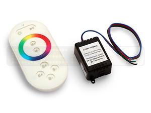 Kontroler LED 3 kanay RGB 12V 6A + biay pilot dotykowy - 2822237910