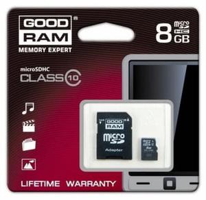 Karta microSD z adapterem 8GB klasa 10 GOODRAM - 2822237727