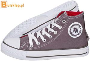 Buty Mskie Trampki New Age (082 Dark Grey) - 2822504982