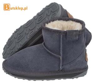 Buty EMU Australia Wallaby Mini Kids Charcoal (K10103) - 2822505199