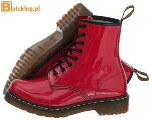 Buty Dr. Martens 1460 W Red Rouge Patent Lamper (11821606) - 2822505287