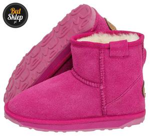 Buty EMU Australia Wallaby Mini Kids Hot Pink (K10103) - 2822505741