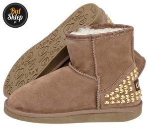 Buty Ukala by EMU Mia Mini Taupe (W80099) - 2822505759