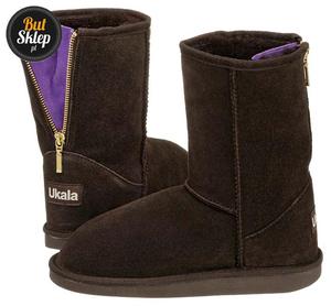 Buty Ukala by EMU Amanda Low Chocolate (W8014) - 2822505761