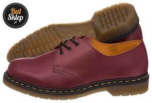 Buty Dr. Martens 1461 Cherry Red Smooth (10085600) - 2822505803