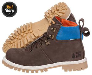 Buty Mskie Pbuty Bustagrip (BGC-0832BRN+BLU) - 2822504931