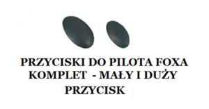 PRZYCISKI - GUMKI DO OBUDOWY PILOTA FOX - 2829395877