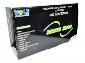 PRZETWORNICA 24>230V SINUS 3000 "VOLT" 1500/3000W - 2875012692