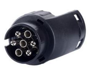 Adapter 7-13/12V - wyposaony w 7-biegunow wtyczk i 13-biegunowe gniazdo - 2856705310