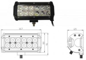 LAMPA ROBOCZA PANEL LED DIODOWA 12/24V LB0032 12 LED PRAWA