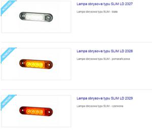 Lampa obrysowa LED SLIM 12/24V - 2861200145