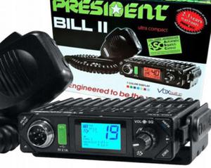 RADIO CB "PRESIDENT" BILL II VOX ASC AM/FM 12V + USB - 2861200275