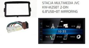 RADIO 2 DIN DACIA DUSTER 2013 -> RAMKA + STACJA MULTIMEDIALNA - 2870328967