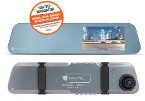 NAVITEL REJESTRATOR VIDEO+lusterko+kamera MR155 NV DVR 3w1 - 2870328971