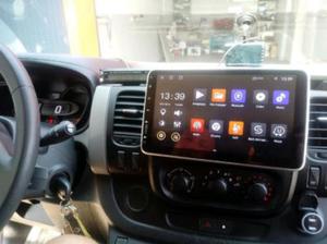 Monta radia 2 din na androidzie, BT Renault Trafic 2015 + kamera wiato stop - 2870329075