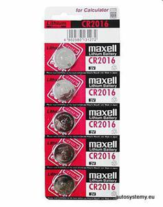 BATERIA CR 2016 3V DO PILOTW MAXELL - 2829395718